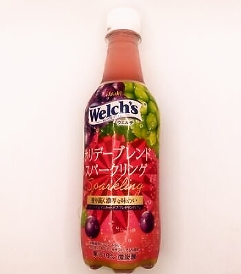 アサヒ飲料 Welch's ホリデーブレンドスパークリング PET 450ml