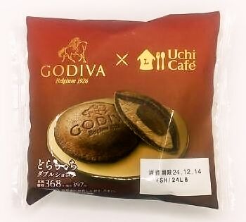 ローソン Uchi Cafe×GODIVA どらもっち ダブルショコラ