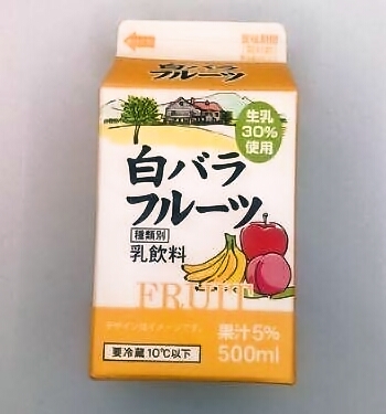 大山乳業 白バラ フルーツ 500ml