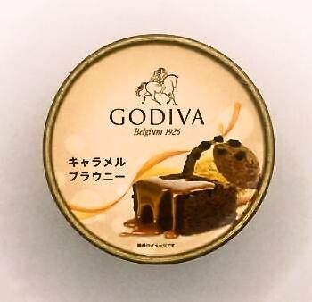 GODIVA カップアイス キャラメルブラウニー 90ml