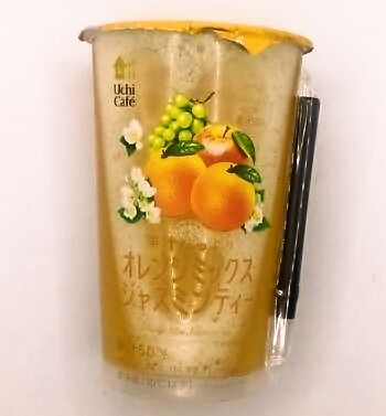 ローソン 果汁たっぷり オレンジミックスジャスミンティー 240ml